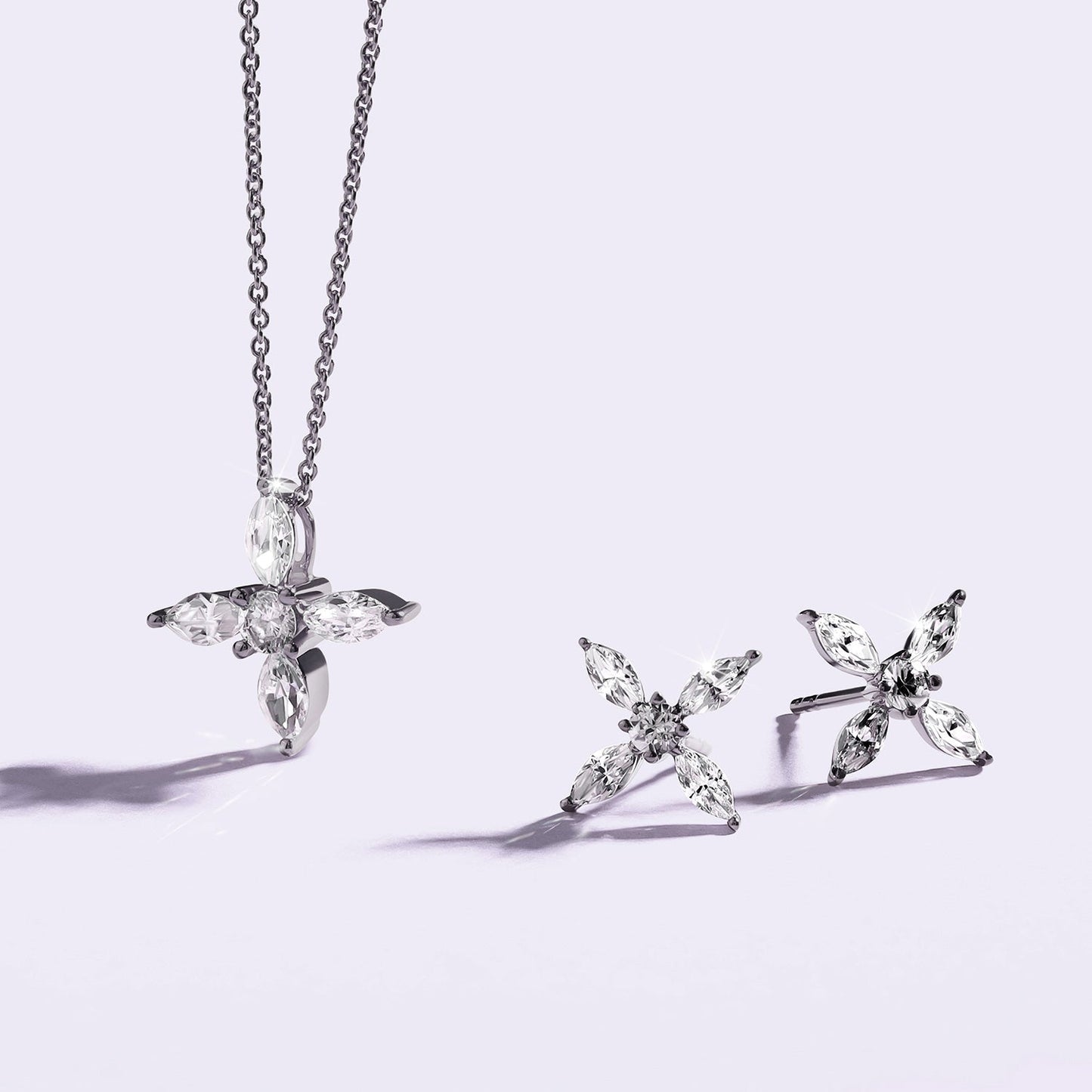 Alyssa Eternal Marquise Necklace