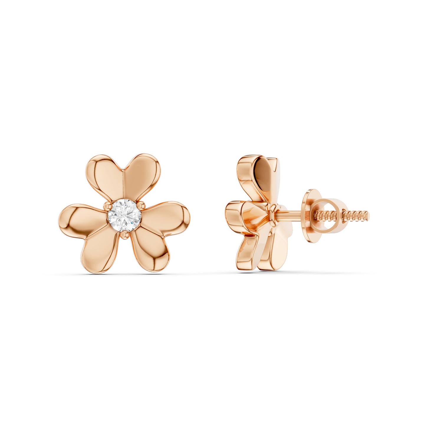 Heart Petal Studs