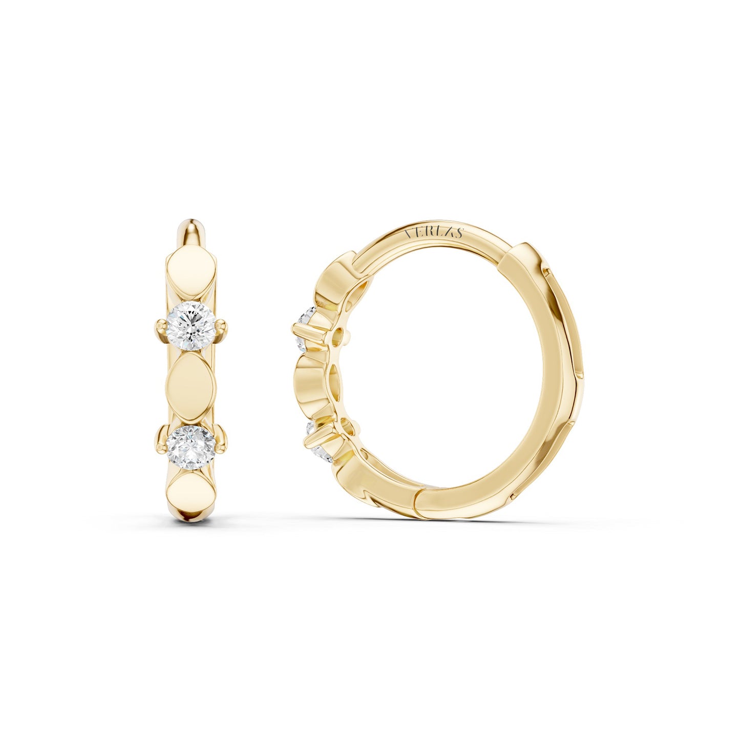 Luxe Round Huggie Hoops