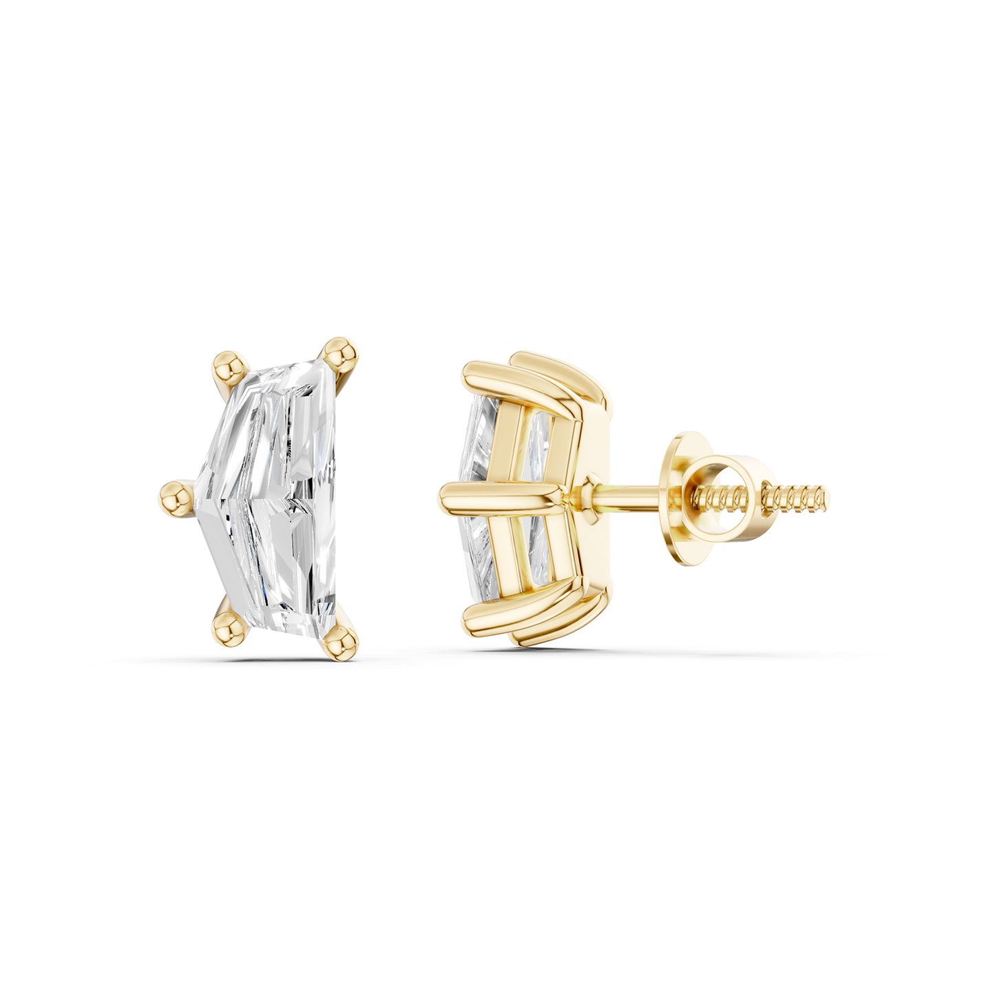 Epaulette-Cut Studs Medium