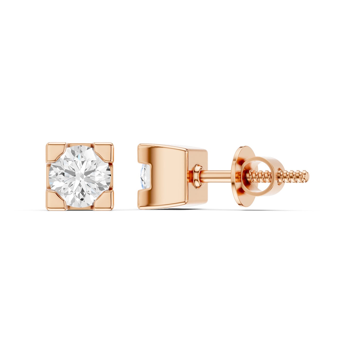 Minimalist Square Studs Small