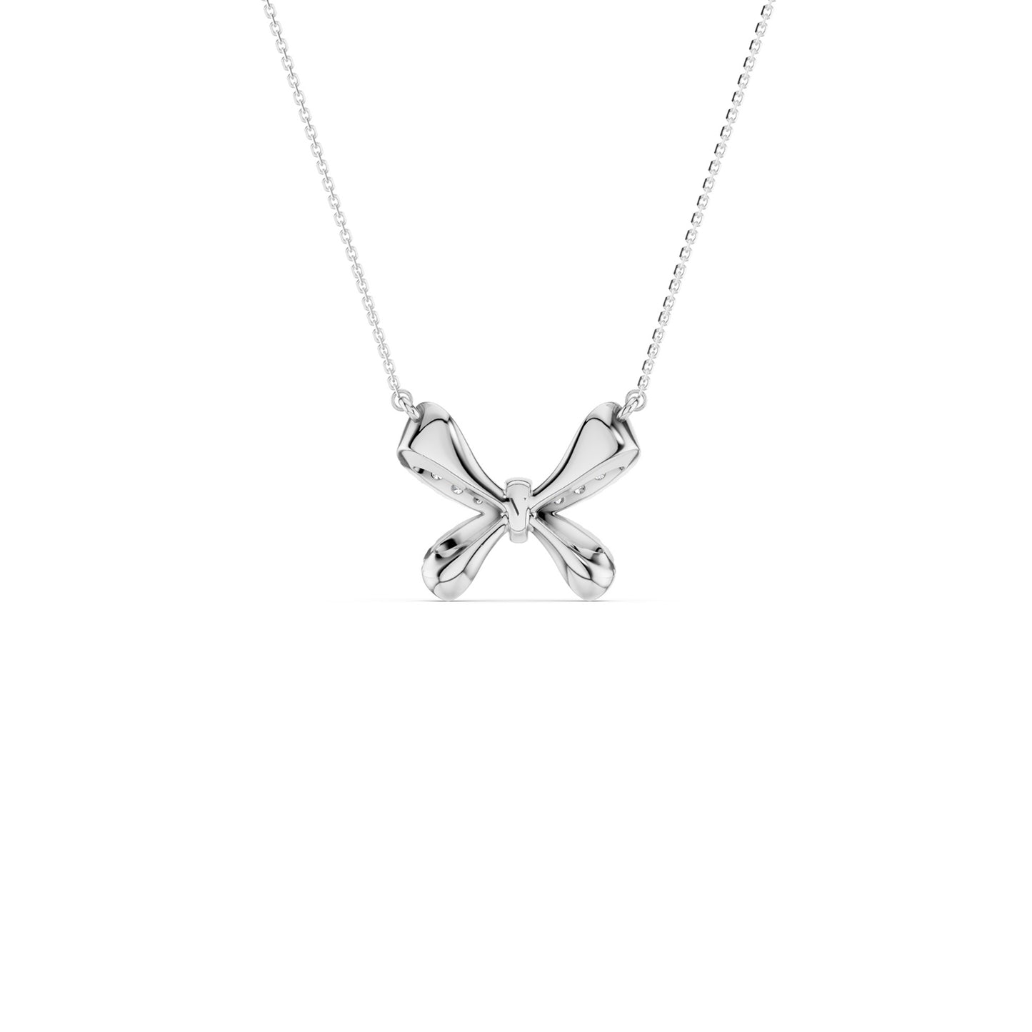 Ribbon Butterfly Necklace