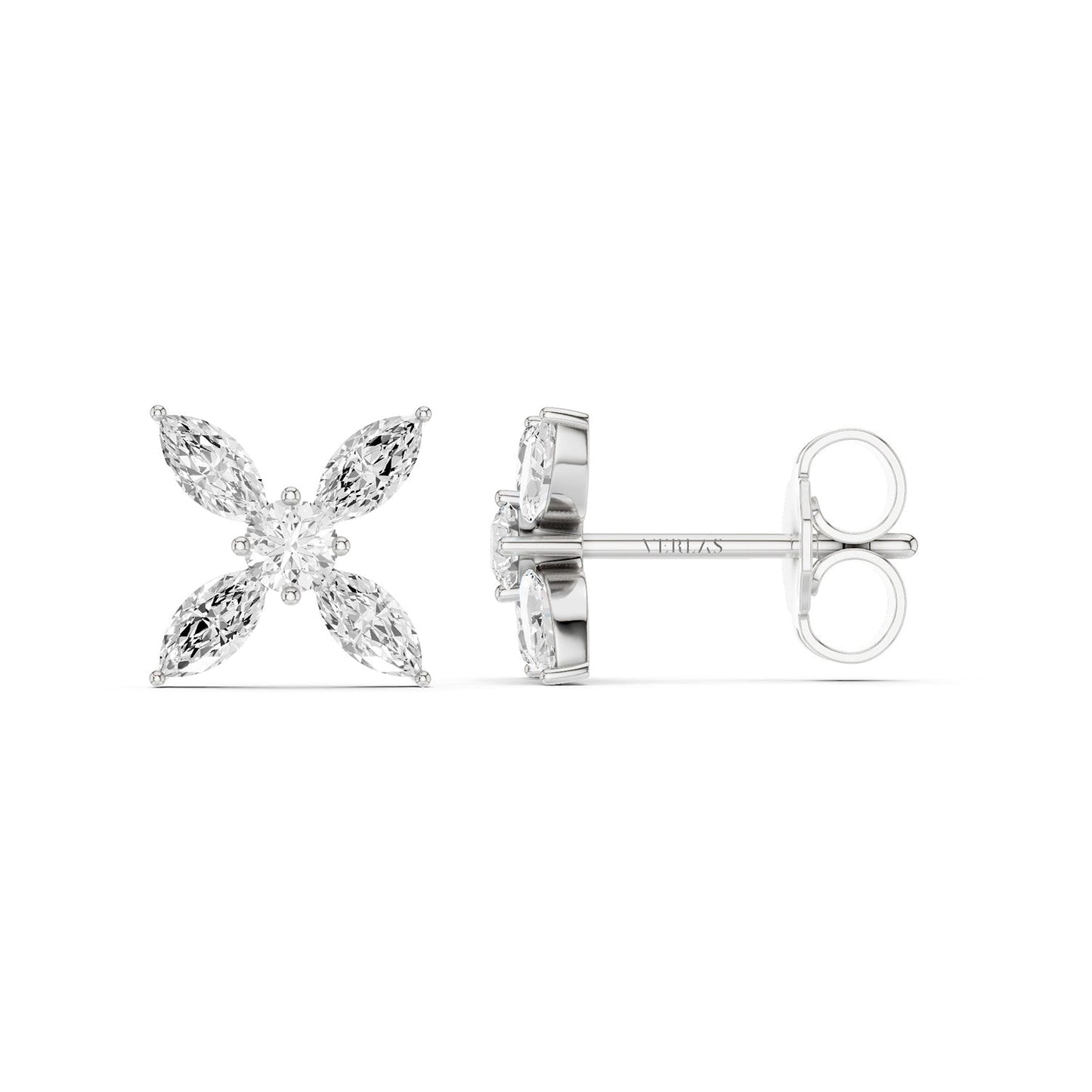 Alyssa Marquise Diamond Studs