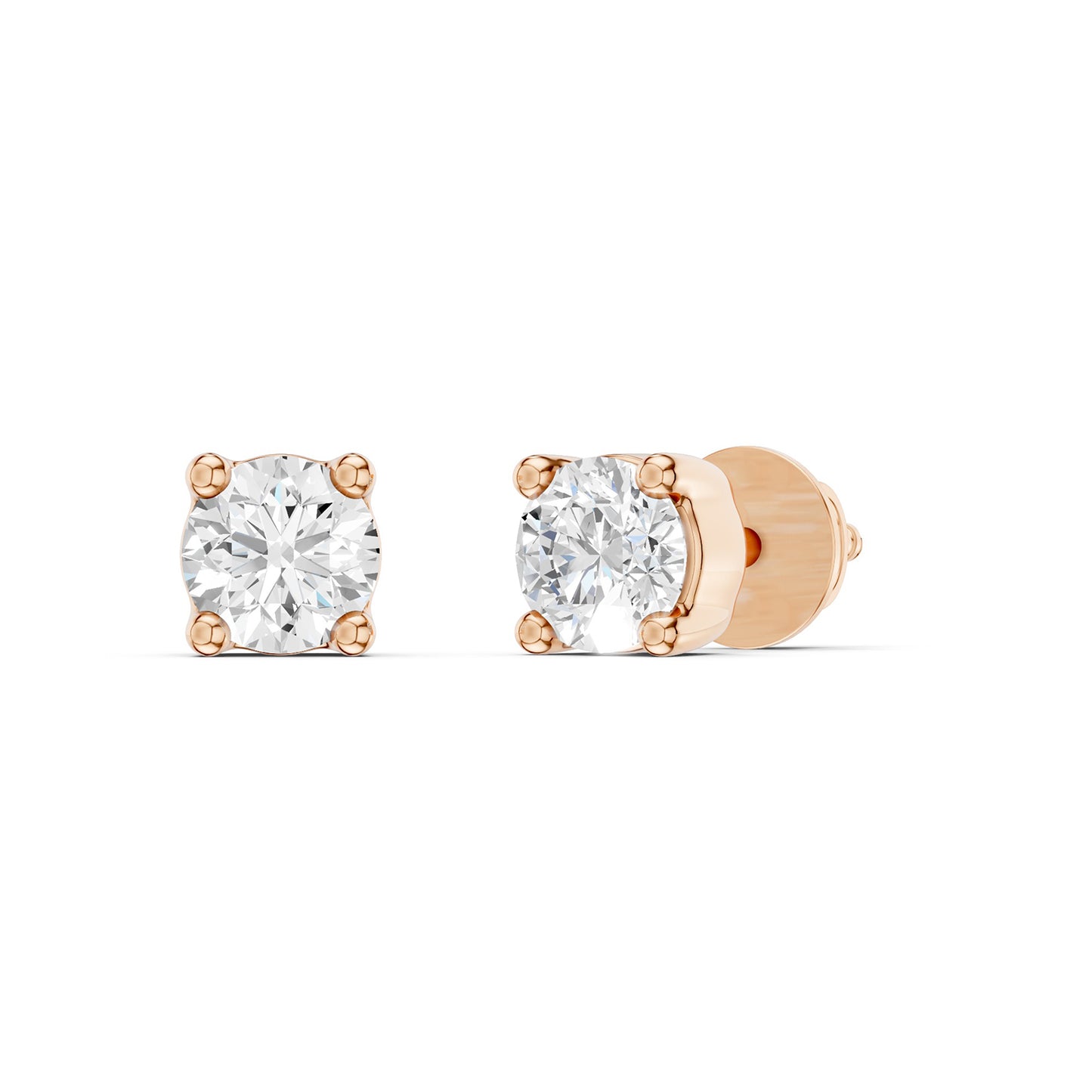 Round-Cut Brilliant Studs