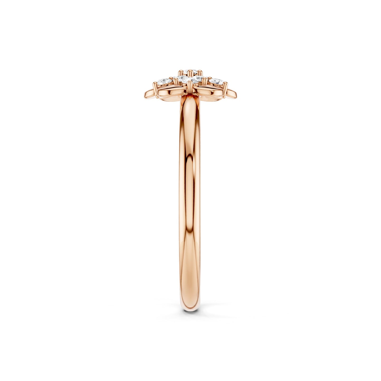 Blooming Floral Cluster Ring