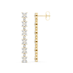 Alyssa Cascading Dangler Diamond Earrings