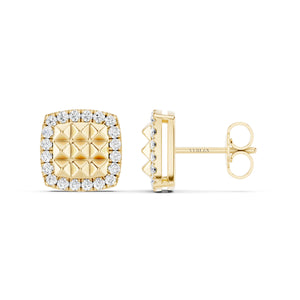 Zenyth Pyramid Radiant Diamond Studs