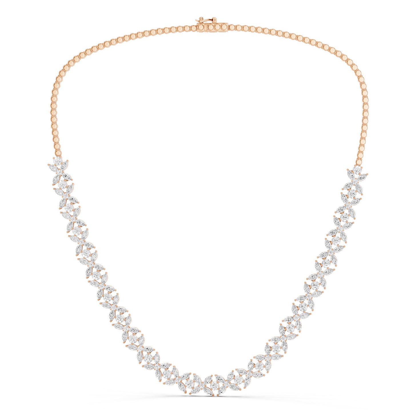 Alyssa Marquise Luxe Tennis Necklace