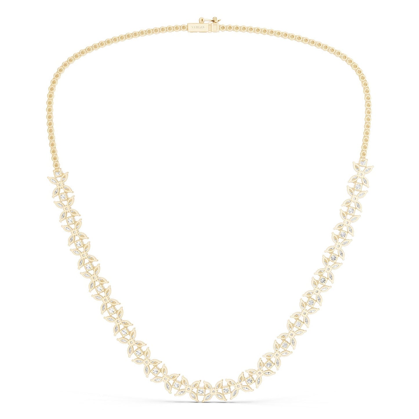 Alyssa Marquise Luxe Tennis Necklace