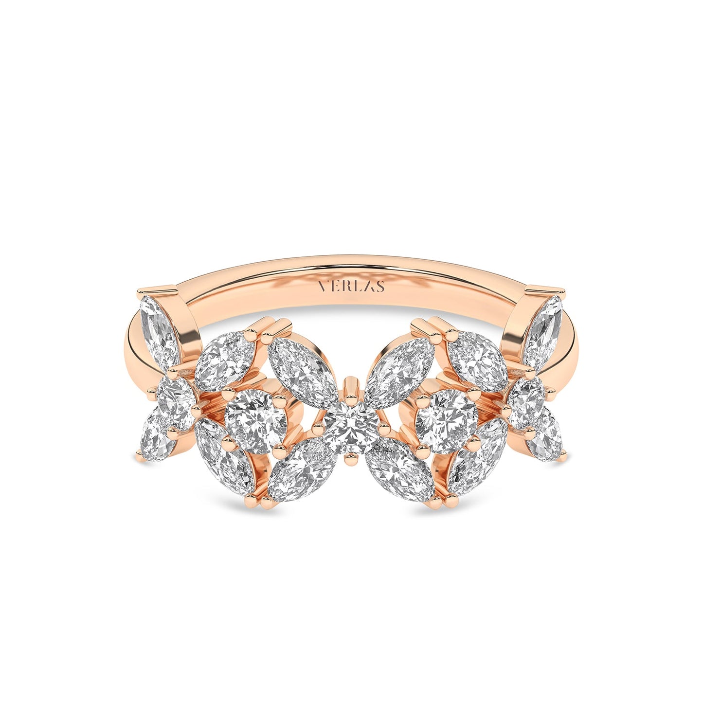 Alyssa Trio Marquise Bouquet Ring