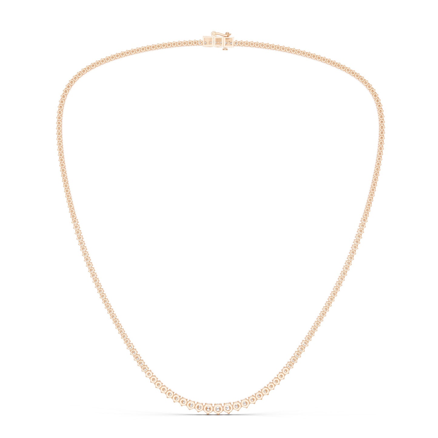 Graduated Luxe Tennis Necklace