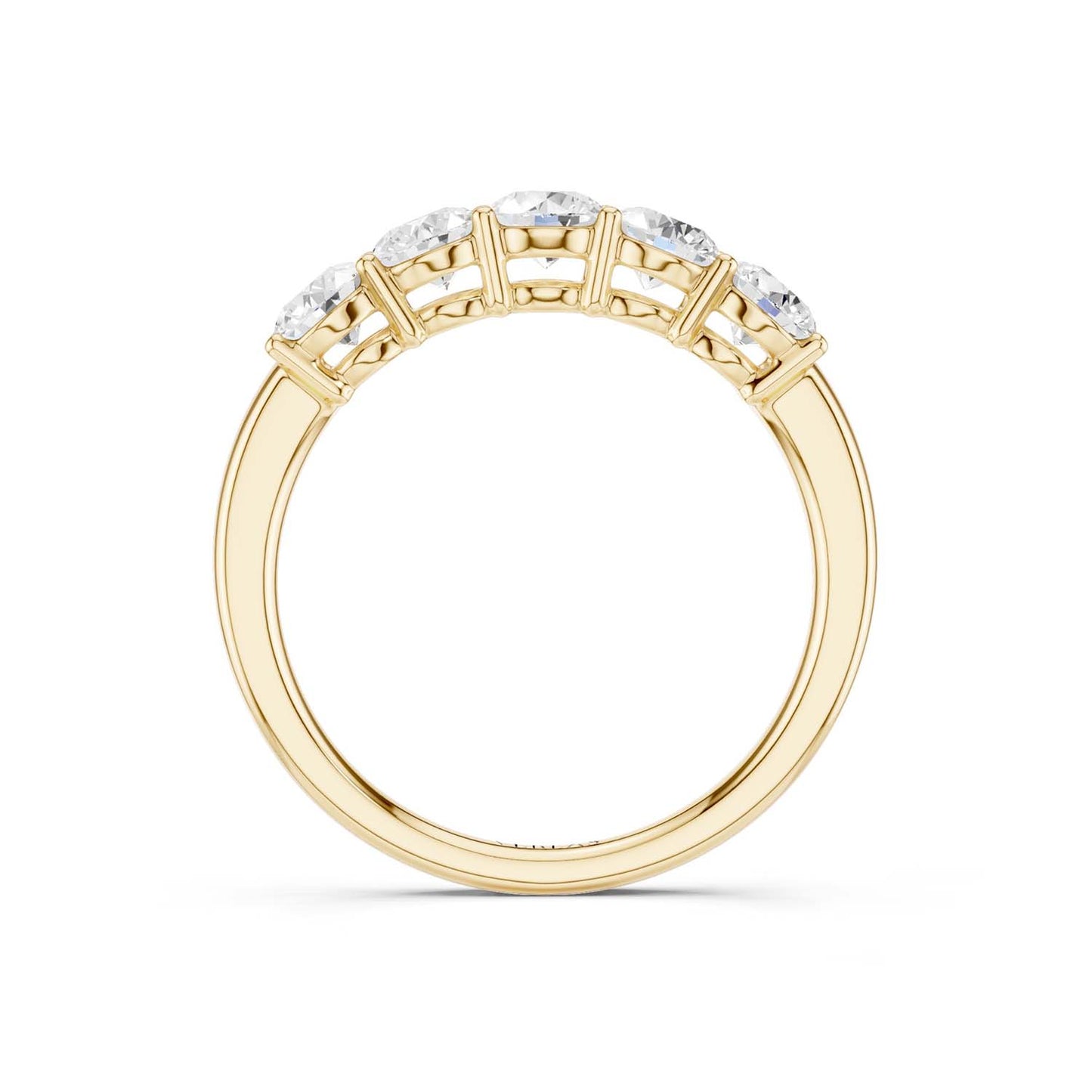 5-Stone Round Ring Small