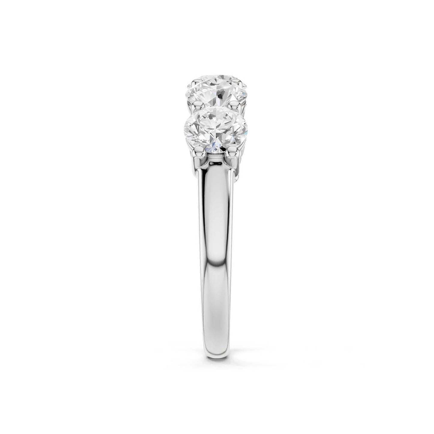 5-Stone Round Ring Large
