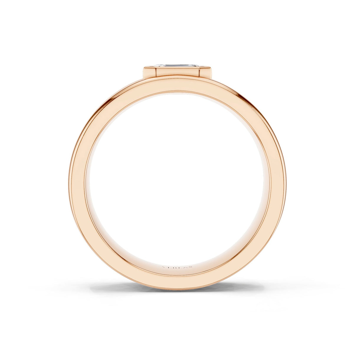 Emerald-Cut Encompassing Band
