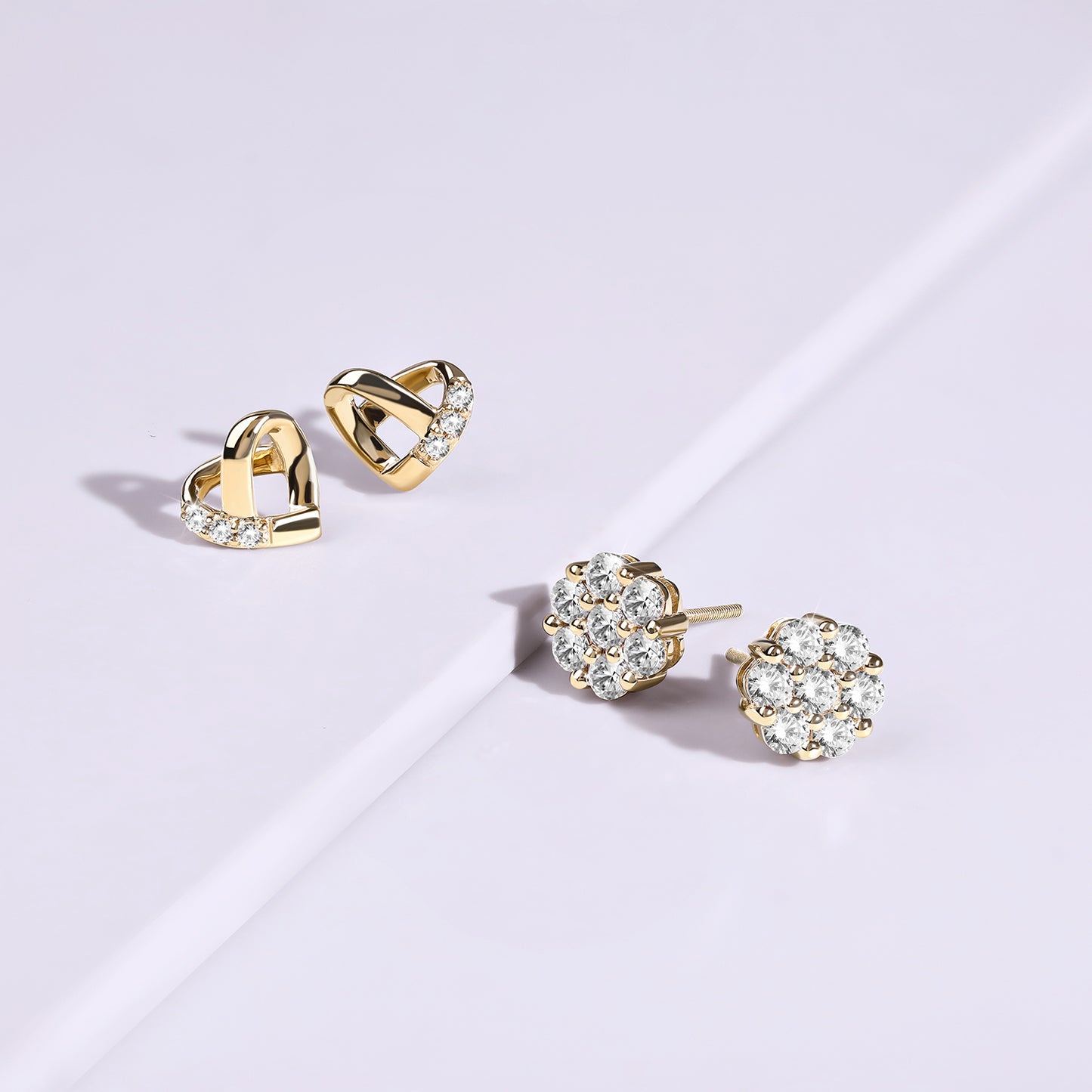 Floral Cluster Studs Small