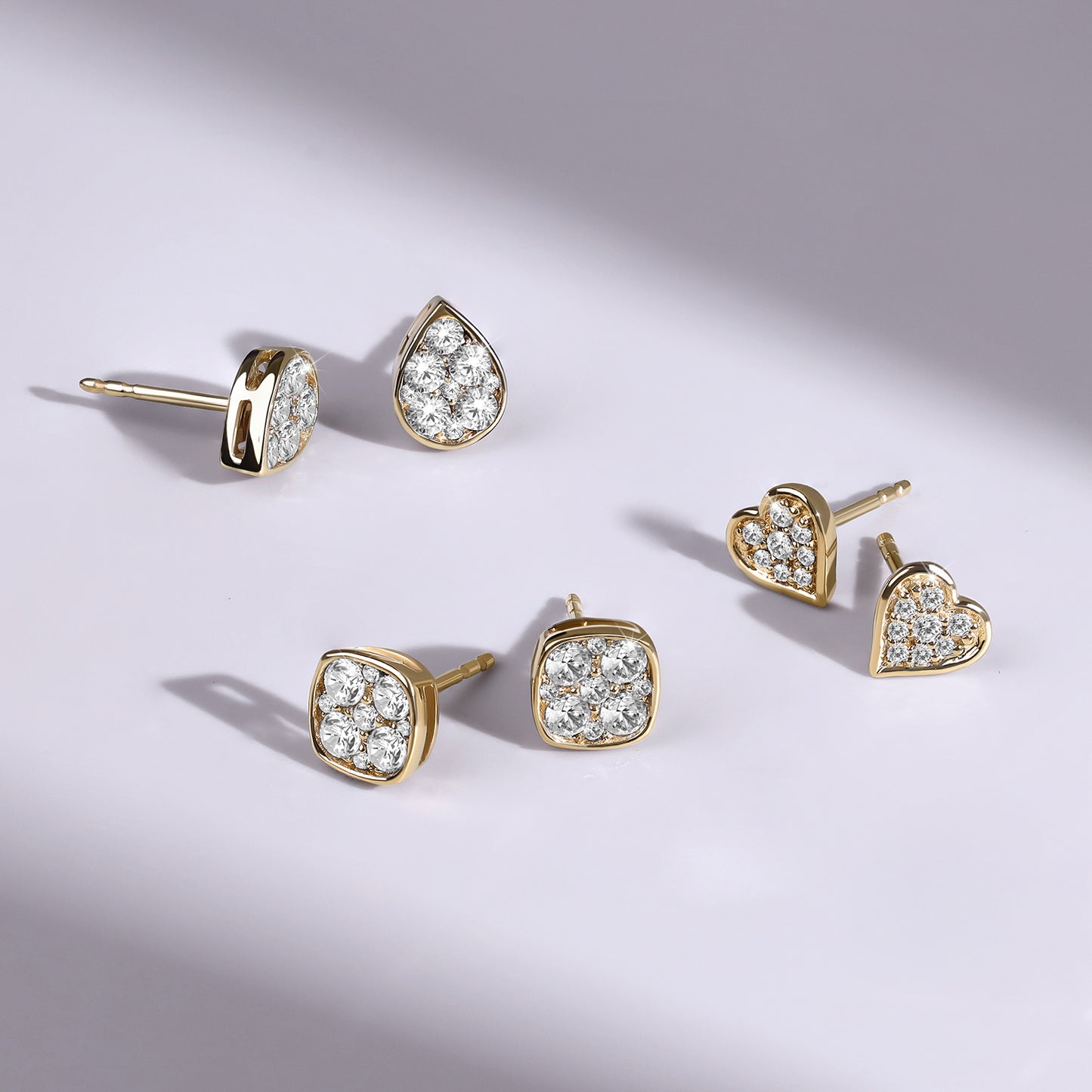 Dewdrop Cluster Studs
