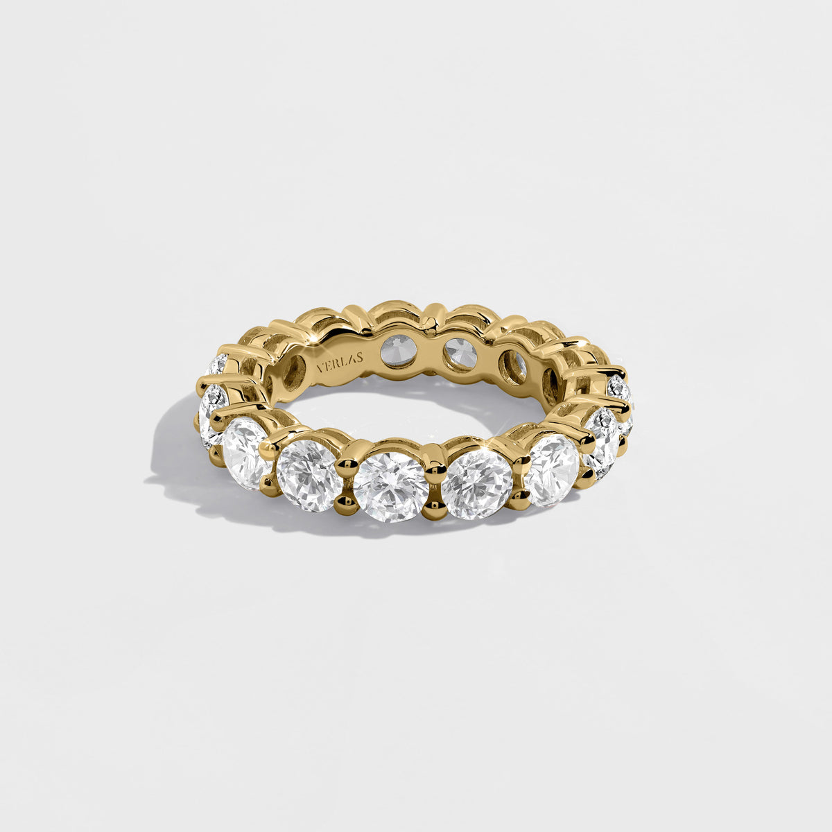 Round-Cut Eternity Band