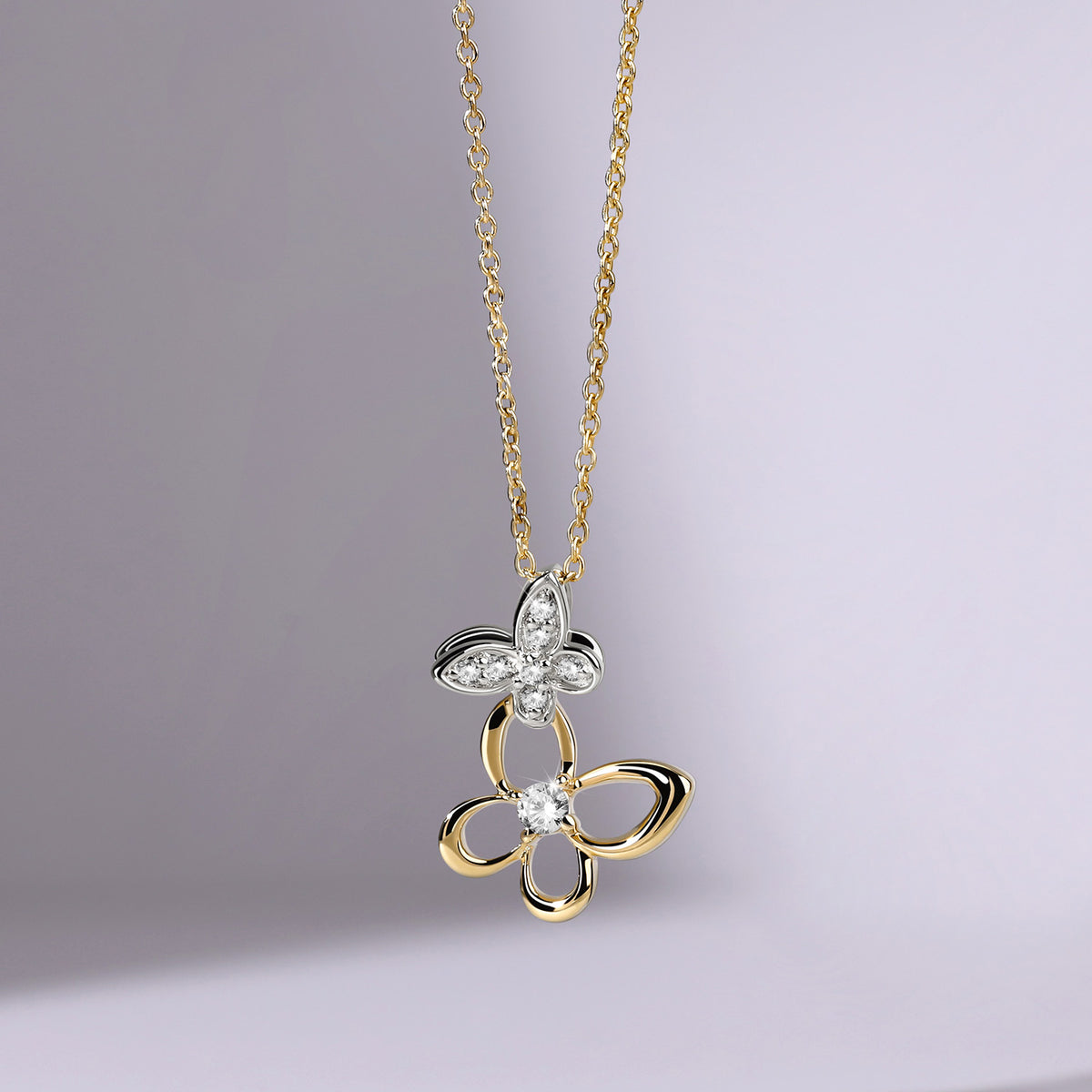 Entwined Butterfly Pendant