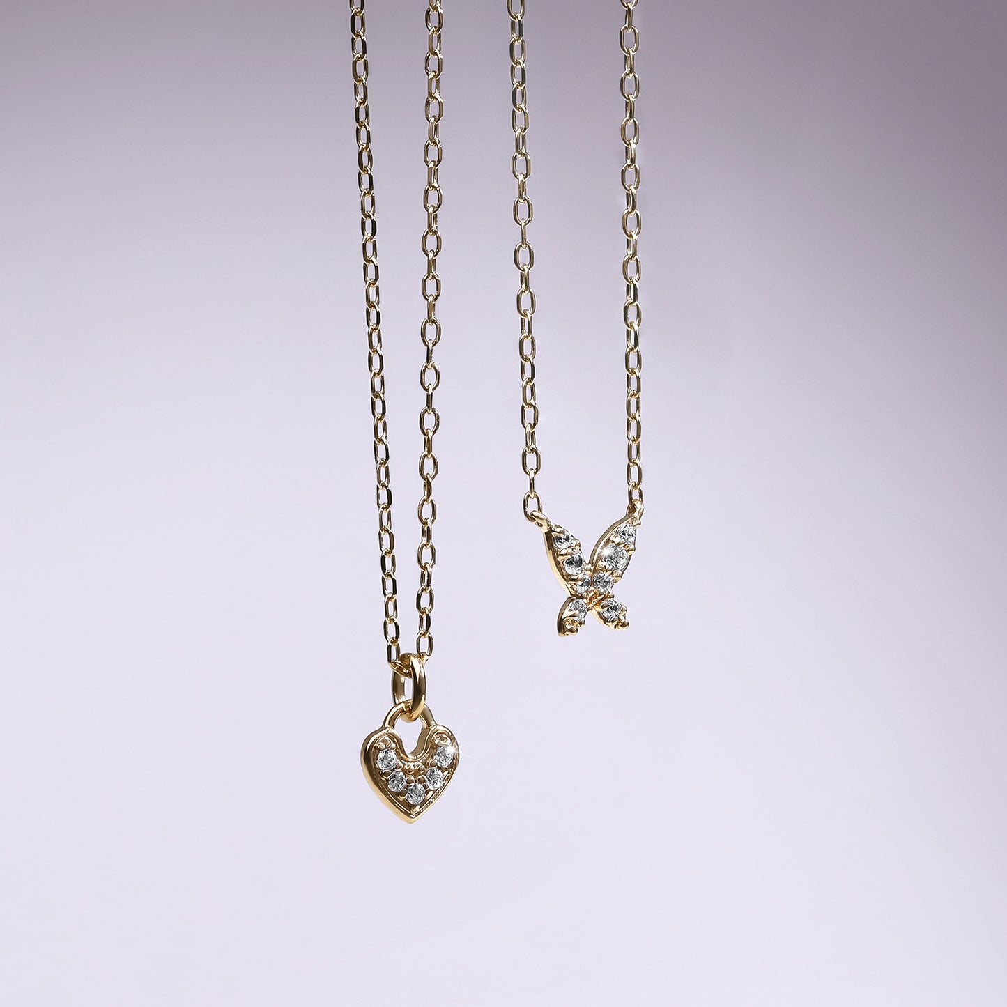 Butterfly Cluster Necklace