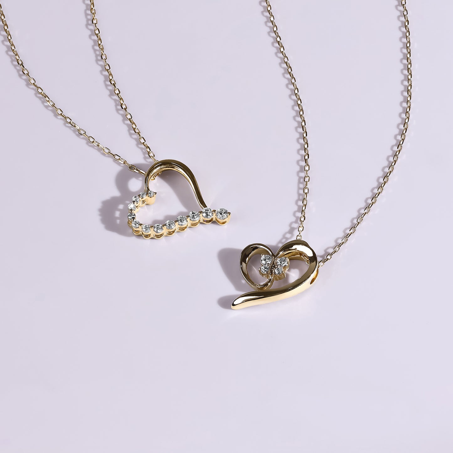 Graduated Heart Pendant