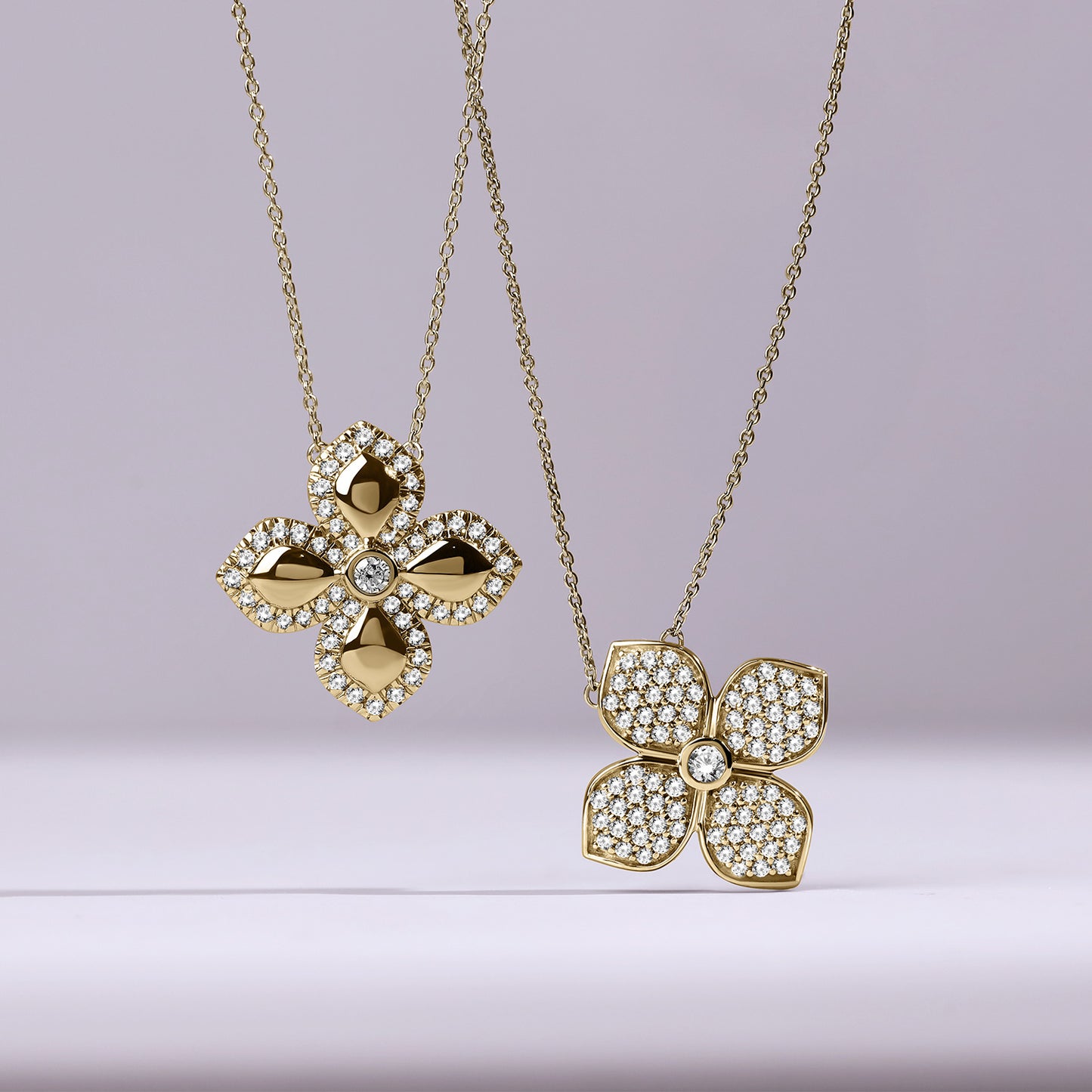 La Fleur Luxe Contour Pendant Necklace