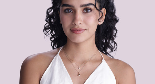 Crescent Diamond Pendant by Verlas