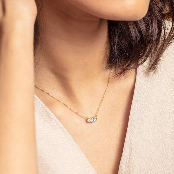 3-Stone-1/2-carat-Pendant-Necklace-Product Angle-PCP-Hover-Image-verlas-in-rose-gold-lab-grown-diamond