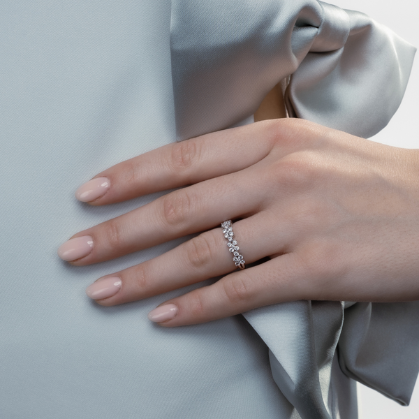 Alyssa Radiant Bloom Diamond Ring