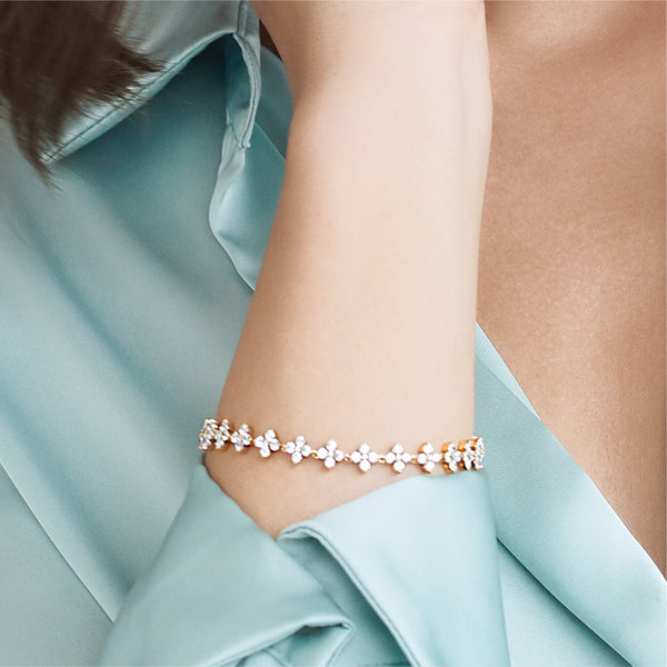 Alyssa Blossom Luxe Tennis Bracelet