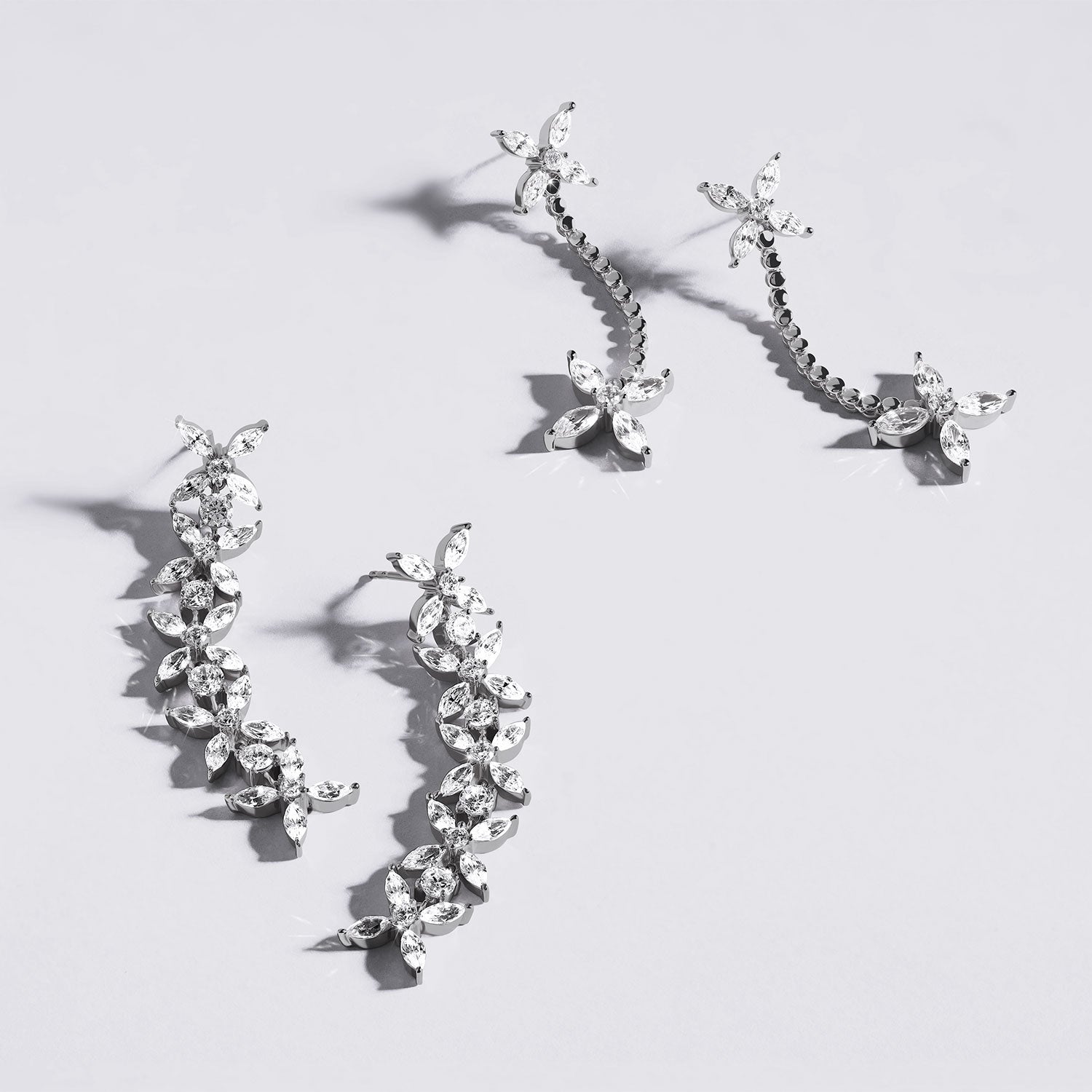 Alyssa Marquise Drop Dangler Earrings