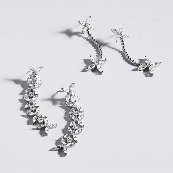 Alyssa Marquise Drop Dangler Earrings