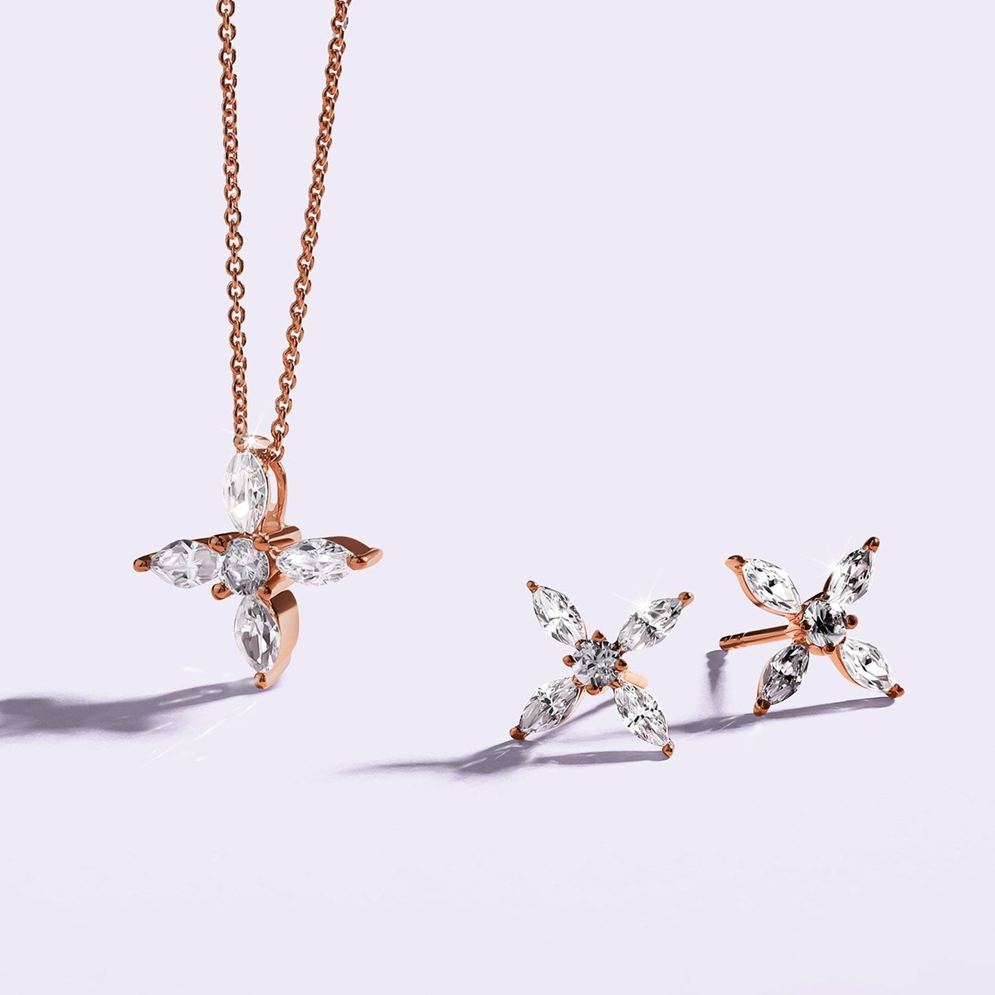 Alyssa Eternal Marquise Necklace