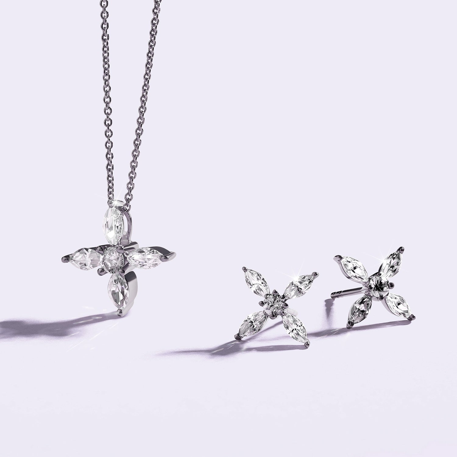 Alyssa Eternal Marquise Necklace