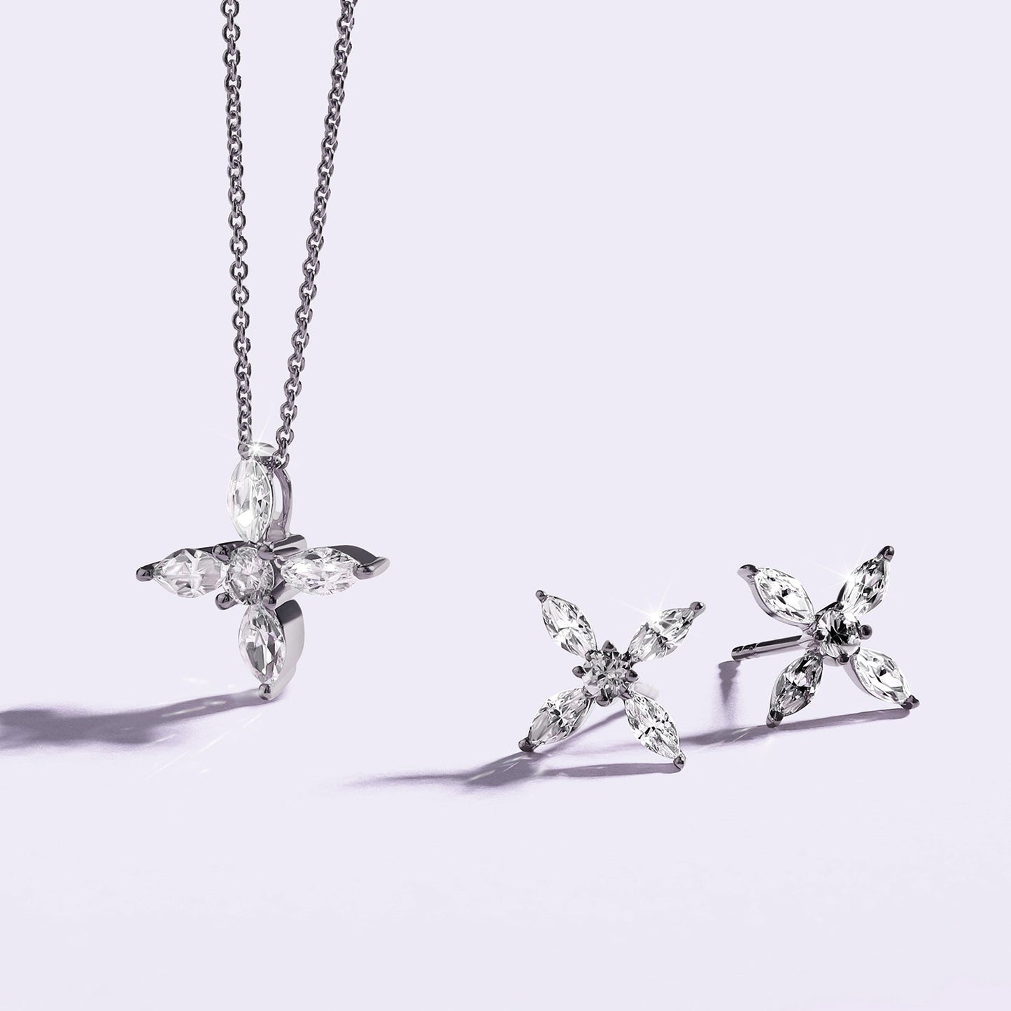 Alyssa Eternal Marquise Necklace