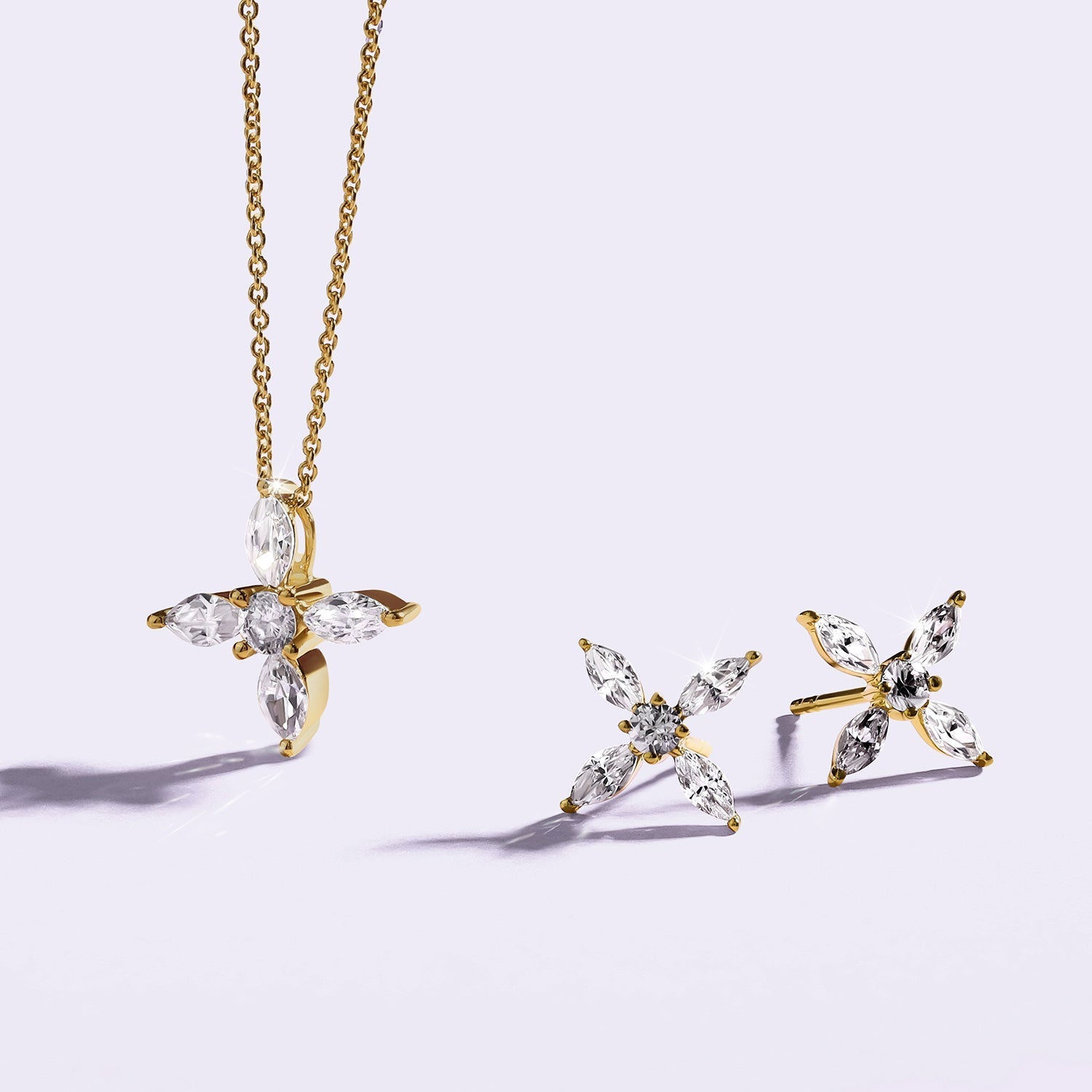 Alyssa Eternal Marquise Necklace