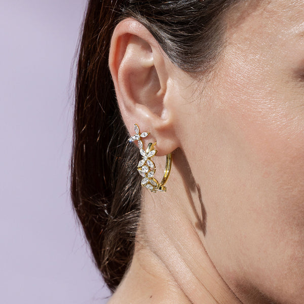 Alyssa Marquise Diamond Studs