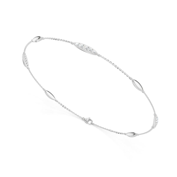 Linear Oval Bracelet