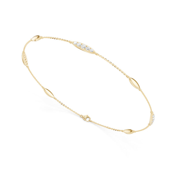 Linear Oval Bracelet
