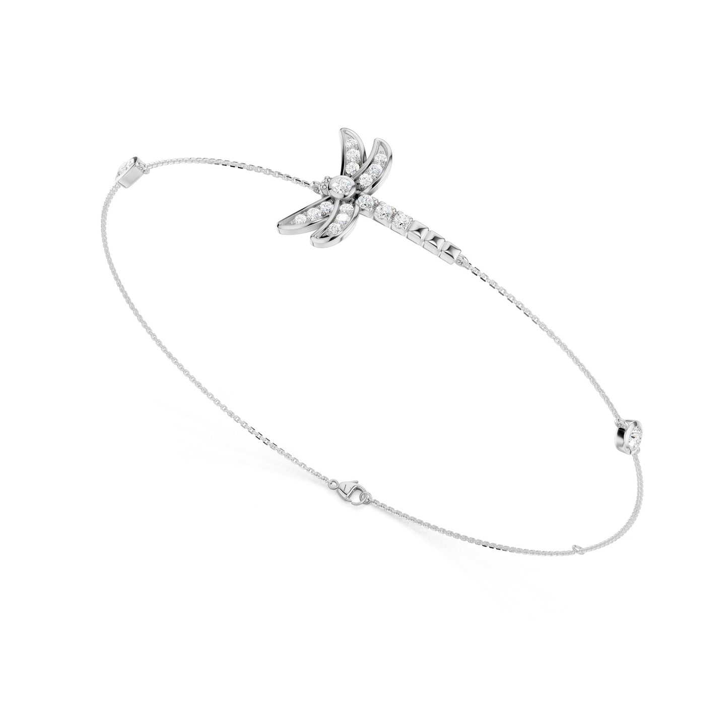 Dragonfly Grace Chain Bracelet