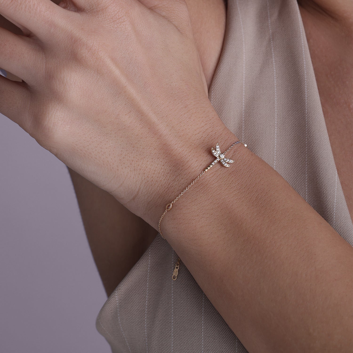 Dragonfly Grace Chain Bracelet