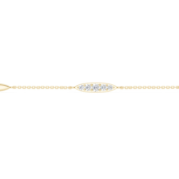 Linear Oval Bracelet