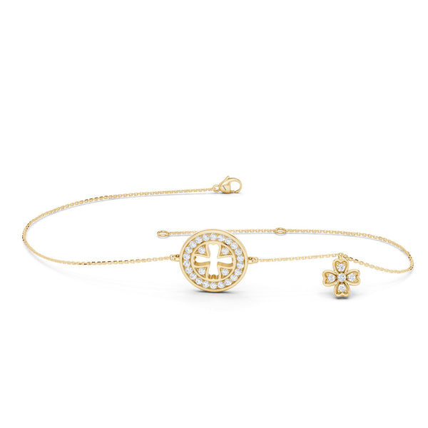 Clover Halo Bracelet