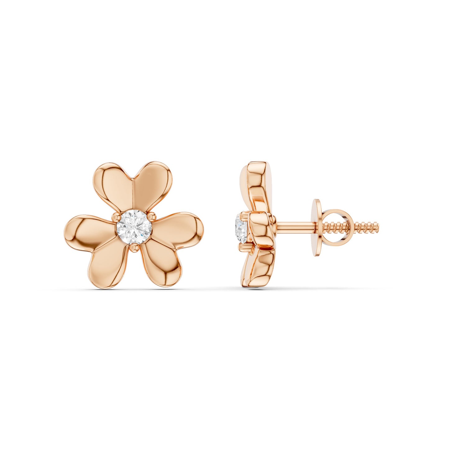 Heart Petal Studs