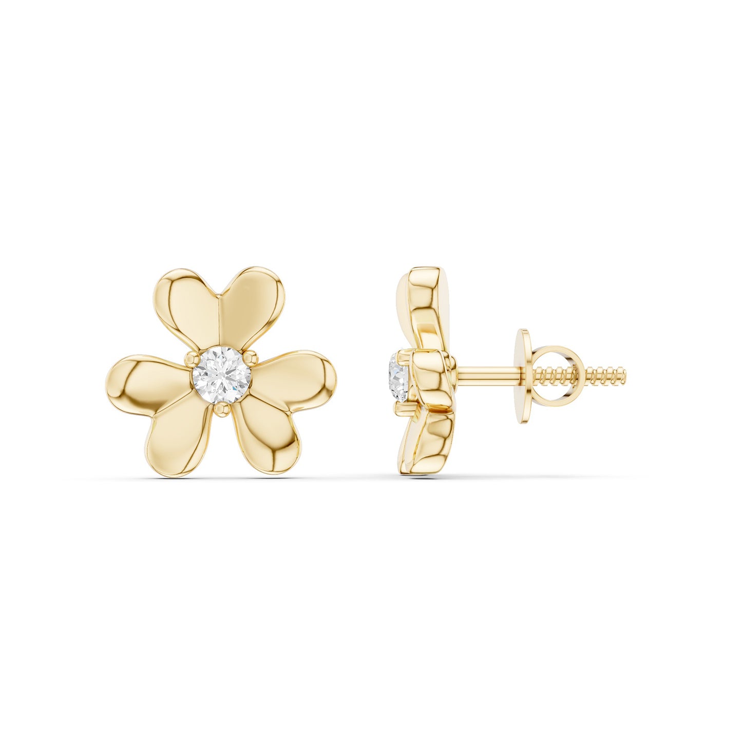 Heart Petal Studs