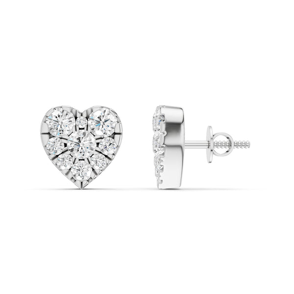 Radiant Heart Studs