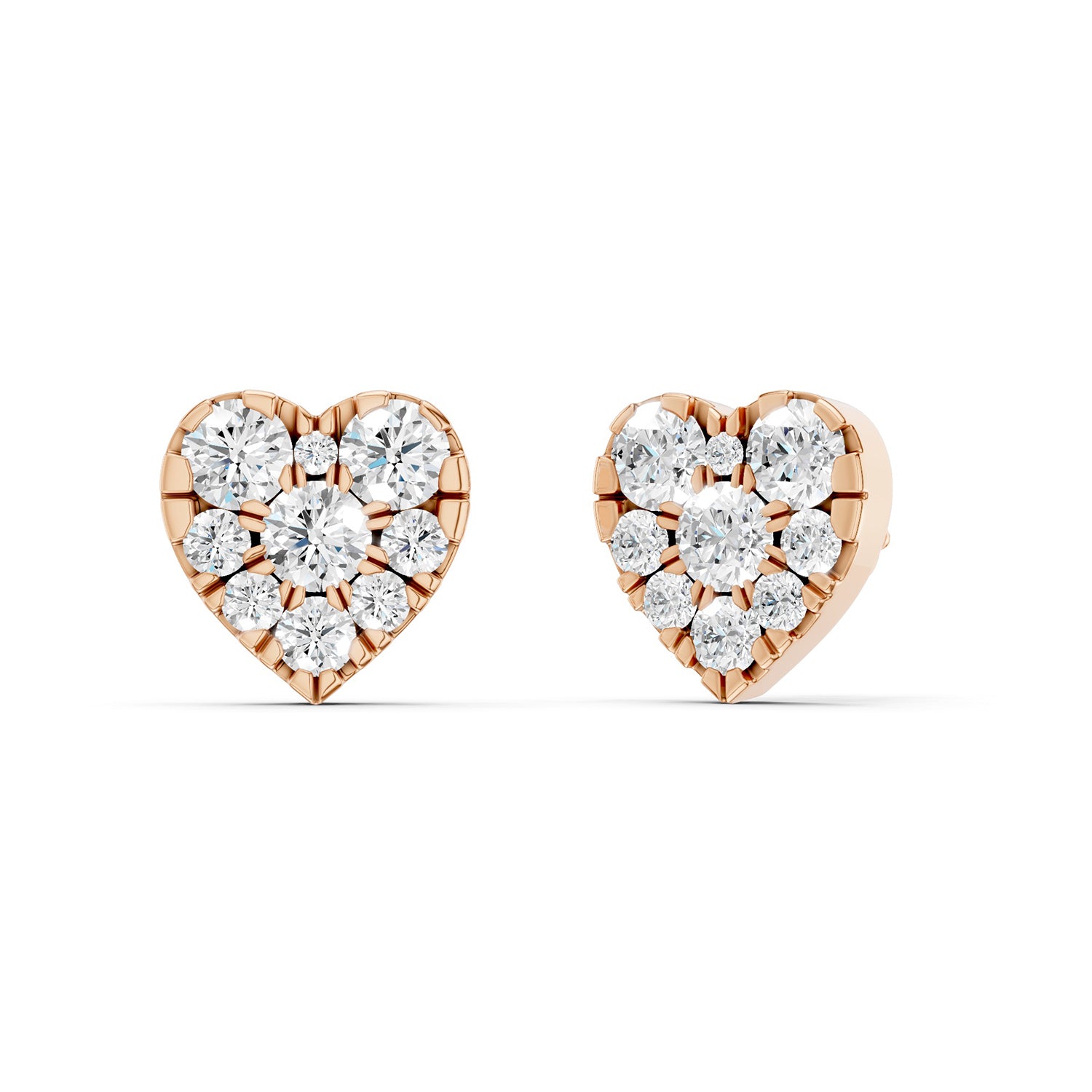 Radiant Heart Studs
