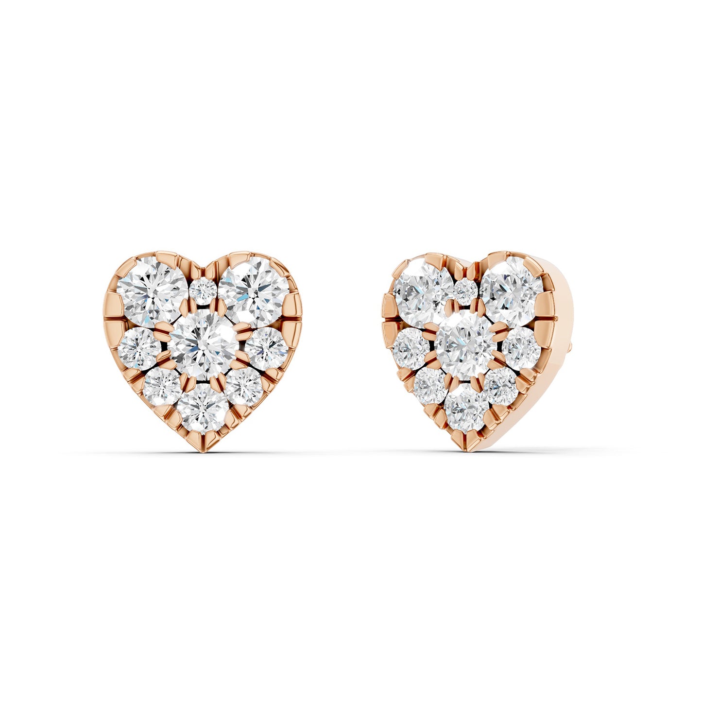 Radiant Heart Studs