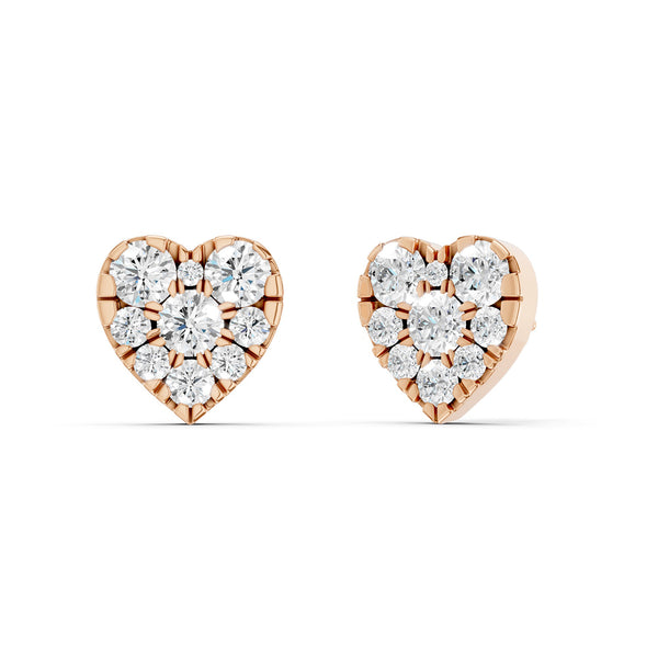 Radiant Heart Studs