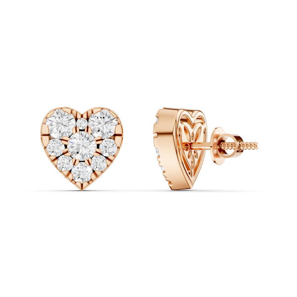 Radiant Heart Studs