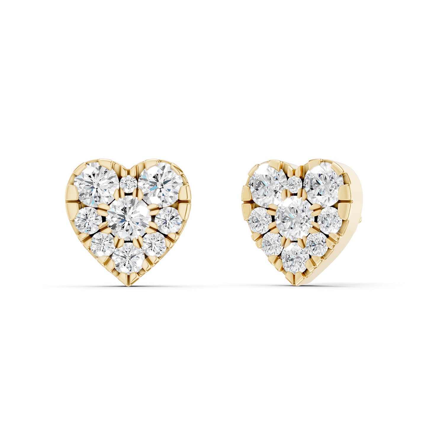 Radiant Heart Studs